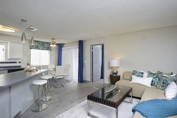 Modern lighting in apartment